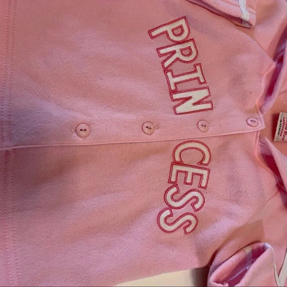 Isabelle Rose Collection Pink Princess Track Jacket Sweatshirt 18-24 months - Picture 2 of 9
